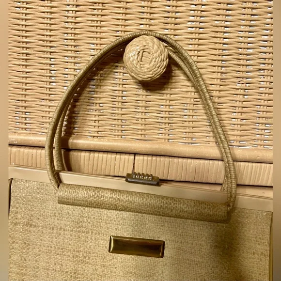 Vintage 60s Beige Doctor Bag [RARE] - Picture 5 of 14